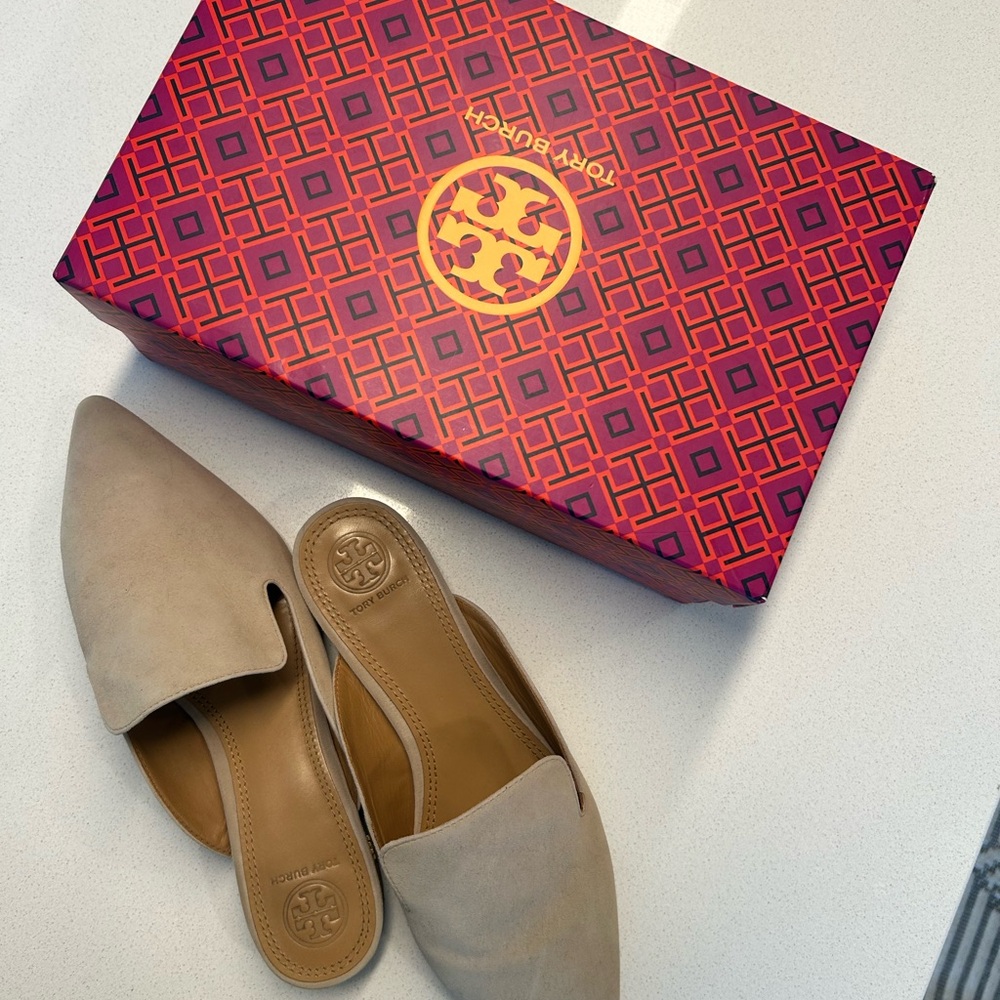 Tory Burch Cream Women's Mules - Picture 3 of 4